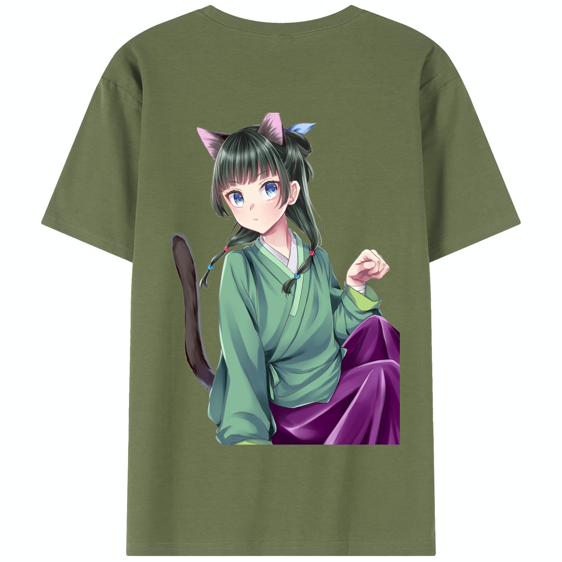 （画像用） 薬屋のひとりごと The Apothecary Diaries 綿100％半袖Tシャツ（背面プリント）
